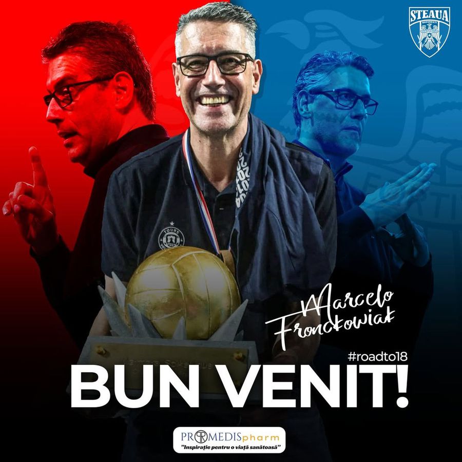 Marcelo Fronckowiak a fost prezentat oficial la Steaua / Foto: Instagram Steaua Steaua și-a prezentat noul antrenor: medaliat cu aur la Cupa Mondială
