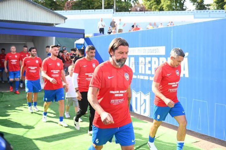 Meciul de retragere al lui Dorin Goian // foto: Monitorul de Suceava