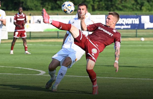 Rapid, eșec în al doilea amical al verii cu Vardar Skopje » Răzvan Onea a părăsit terenul accidentat