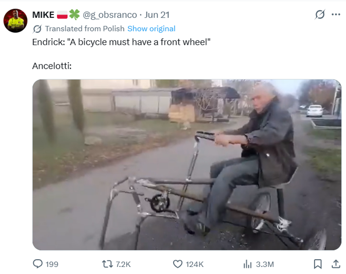 De ce au devenit meme-urile cu Endrick și Carlo Ancelotti senzația virală a acestui Campionat Mondial