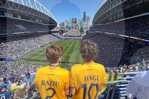 „Rațiu” și „Hagi”, prezenți în Seattle la Bosnia - Qatar » Explicația din spatele unei fotografii antologice de la Mondial