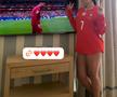Georgina s-a pozat doar în ... tricou pentru a sărbători live golurile lui Cristiano Ronaldo! » Fotografia devenită virală