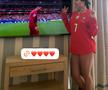 Georgina s-a pozat doar în ... tricou pentru a sărbători live golurile lui Cristiano Ronaldo! » Fotografia devenită virală
