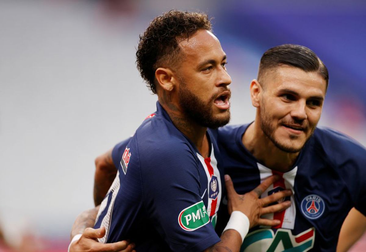 PSG - St. Etienne 1-0 » VIDEO+FOTO Neymar aduce victoria parizienilor în finala Cupei Franței! 5.000 de spectatori pe Stade de France + Mbappe, în cârje după o accidentare serioasă
