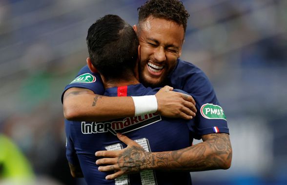 PSG - St. Etienne 1-0 » VIDEO+FOTO Neymar aduce victoria parizienilor în finala Cupei Franței! 5.000 de spectatori pe Stade de France + Mbappe, în cârje după o accidentare serioasă