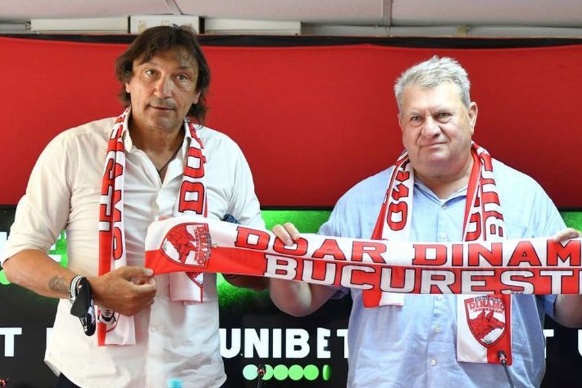 Dario Bonetti (în stânga) e considerat antrenorul perfect pentru situația curentă din Ștefan cel Mare / foto: GSP