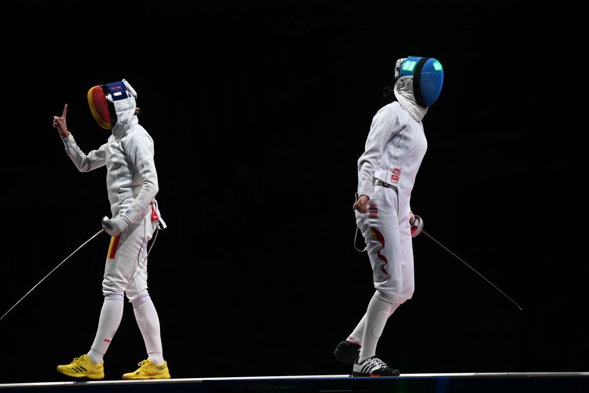 Finala de la spadă la Jocurile Olimpice: Ana Maria Popescu - Sun Yiwen 10-11 + medalia de argint