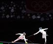Ana Maria Popescu, în finala de la spadă, cu Sun Yiwen, la Jocurile Olimpice
(foto: Raed Krishan - Tokyo)