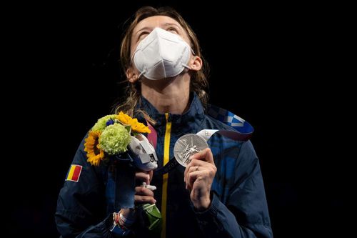 Ana Maria Popescu, medalie de argint la Jocurile Olimpice
(foto: Raed Krishan - Tokyo)