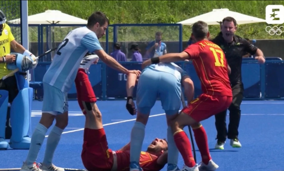 Incidente la Jocurile Olimpice în timpul meciului de hochei Spania - Argentina