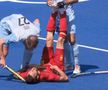 Incidente la Jocurile Olimpice. La finalul meciului de hochei pe iarbă Spania - Argentina (1-1), argentinianul Lucas Rossi, 36 de ani, l-a lovit în cap pe ibericul David Alegre (36) cu crosa!