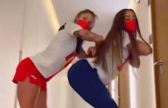 Se plictiseau la Tokyo și au ajuns virale! Gimnastele Roxana Popa și Marina Gonzalez, dans incendiar