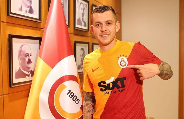 Cicâldău, prezentat oficial la Galatasaray » Salariu de 10 ori mai mare decât la Craiova