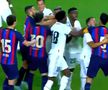 Niciun Clasico fără scandal » Jucătorii de la Real Madrid și Barcelona s-au încăierat și în amical