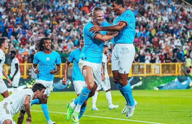 Erling Haaland a marcat la debut pentru Manchester City în amicalul cu Bayern