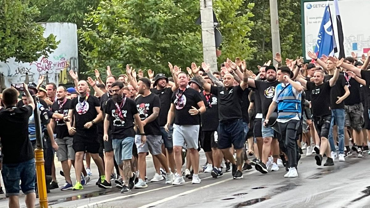 FOTO Rapid - FCSB, suporteri 24.07.2022