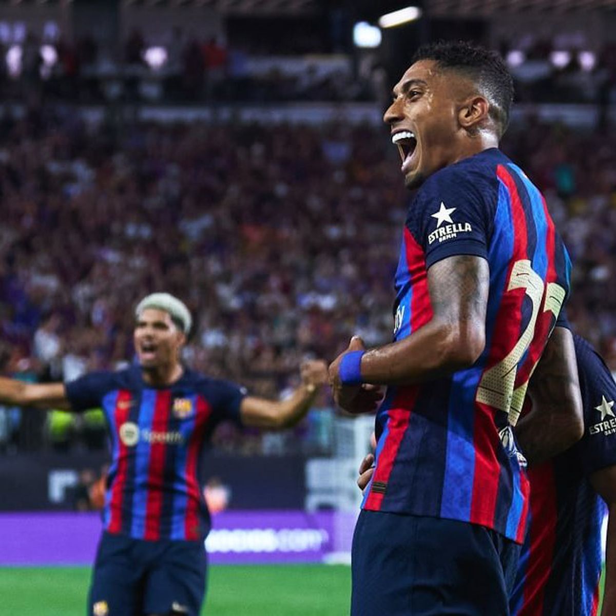 El Clasico de vară » Barcelona a câștigat cu Real Madrid, la debutul lui Lewandowski. Raphinha, autorul unui gol superb