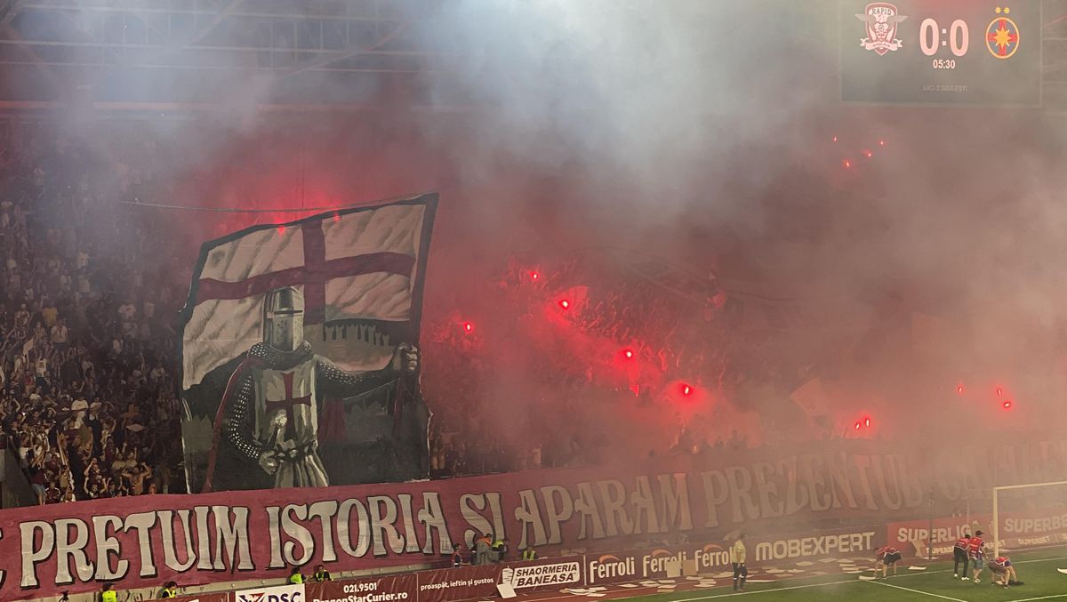 Rapid - FCSB 2-0. Ăsta e Rapidul din Giulești! Alb-vișiniii își înving rivala la primul derby jucat pe noul stadion