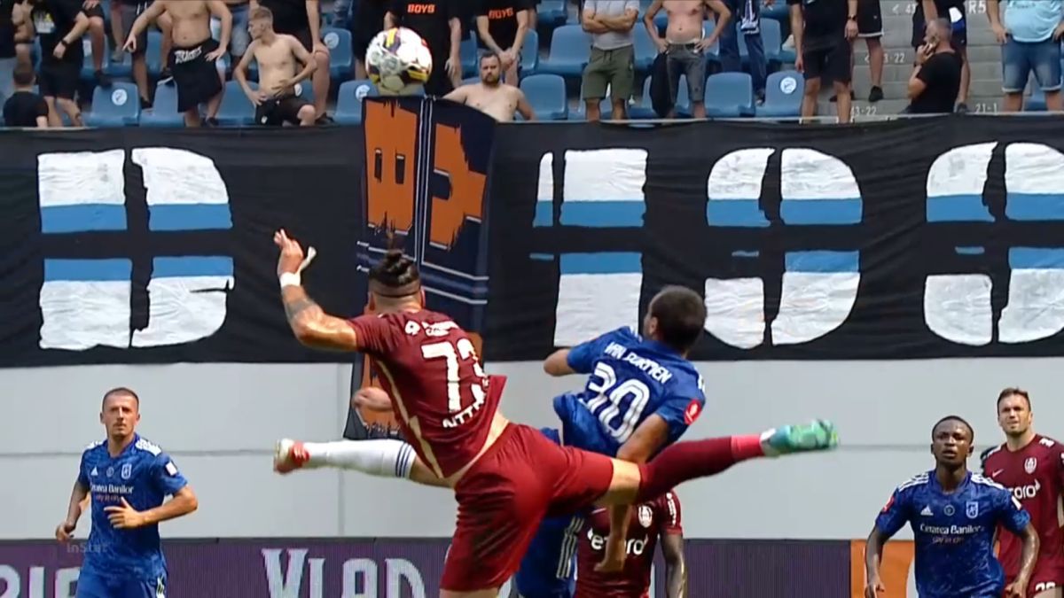 FOTO FCU Craiova - CFR Cluj, duel Van Durmen - Muhar 24.07.2022