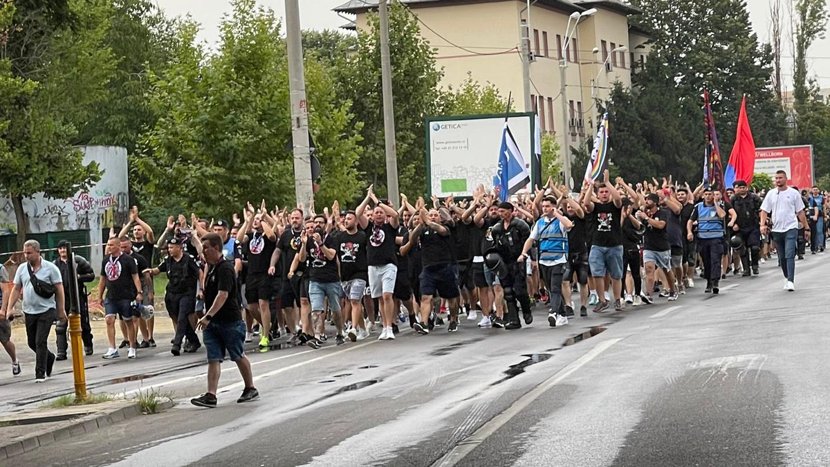 FOTO Rapid - FCSB, suporteri 24.07.2022