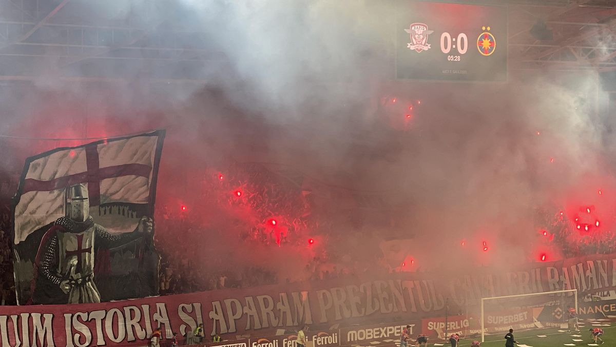 Rapid - FCSB 2-0. Ăsta e Rapidul din Giulești! Alb-vișiniii își înving rivala la primul derby jucat pe noul stadion