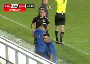 Emoții mari la FCSB! Darius Olaru a ieșit accidentat, după doar 30 de minute petrecute în teren » Pierde ciocnirea cu Saburtalo?