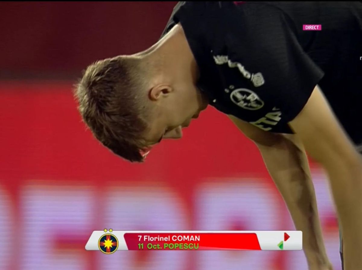 Becali n-a mai suportat umilința din Giulești și a dictat 4 schimbări la pauză! Cine au fost cei „sacrificați”