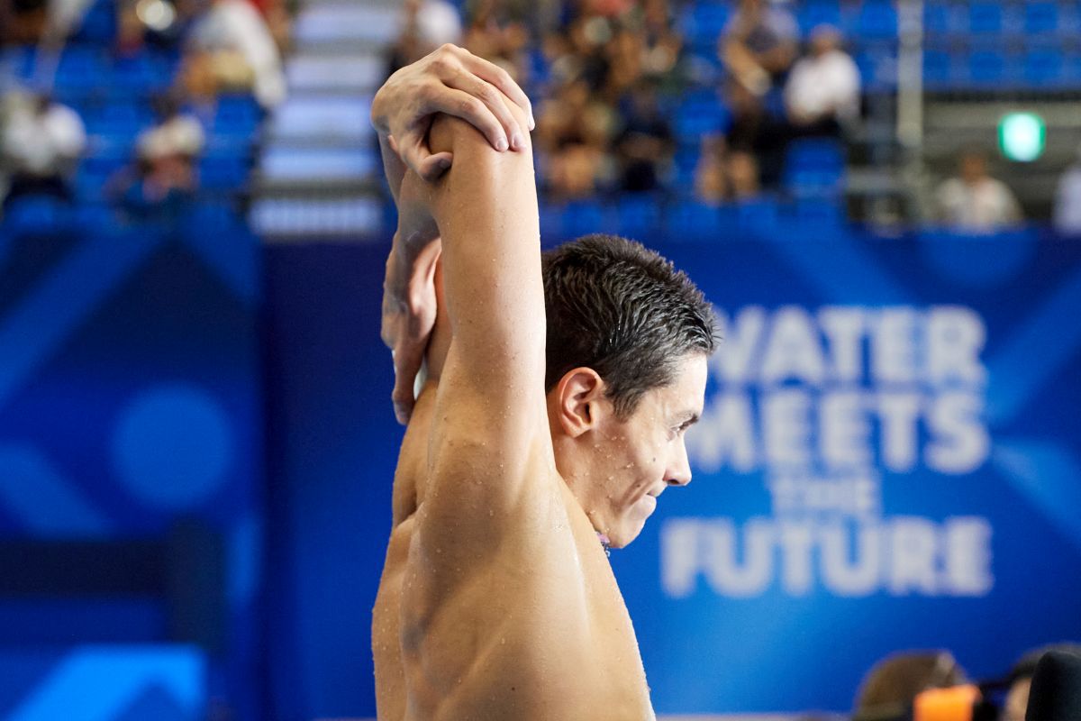 FOTO David Popovici în semifinala de la 200m liber