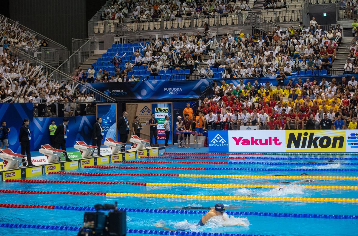 FOTO David Popovici în semifinala de la 200m liber