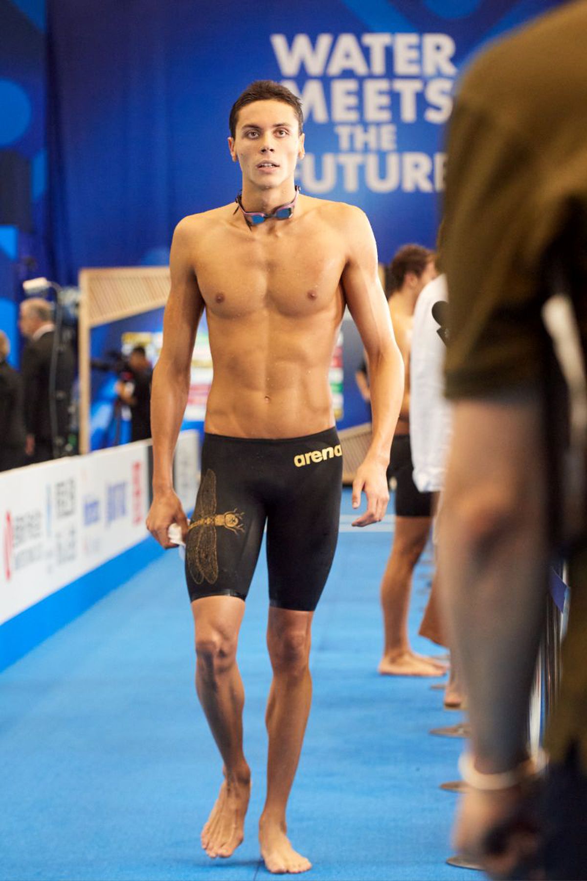 FOTO David Popovici în semifinala de la 200m liber