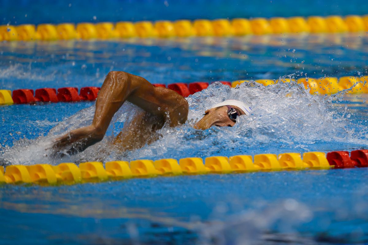 FOTO David Popovici în semifinala de la 200m liber