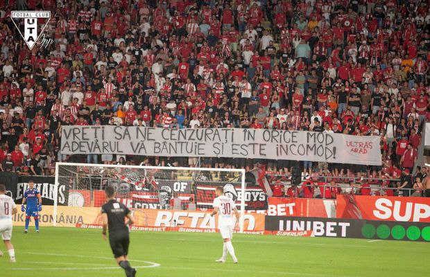 Suporter club UTA „solicită clubului și lui Alexandru Meszar să prezinte scuze public jurnaliștilor și suporterilor”
