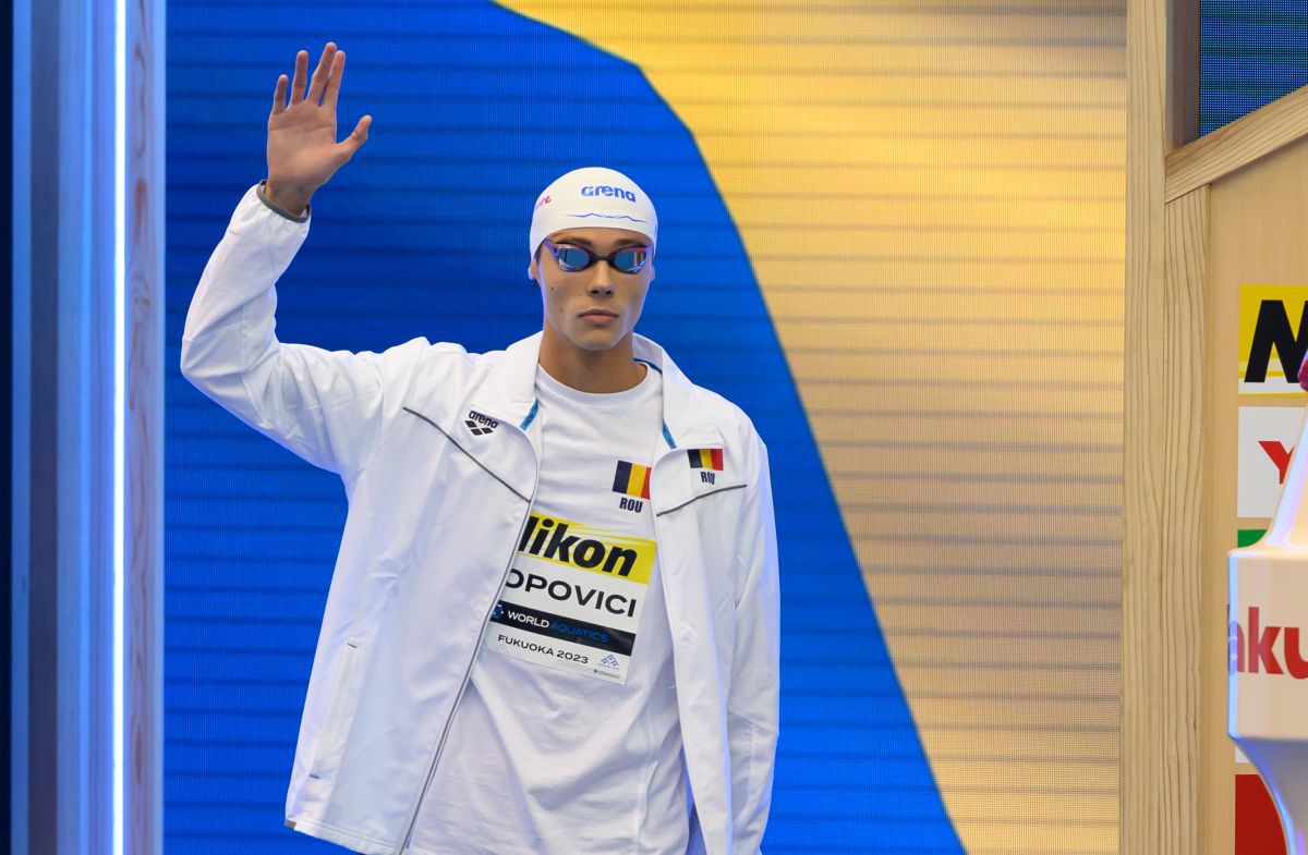 Finala lui David Popovici se vede la TV! Anunțul făcut aproape de miezul nopții