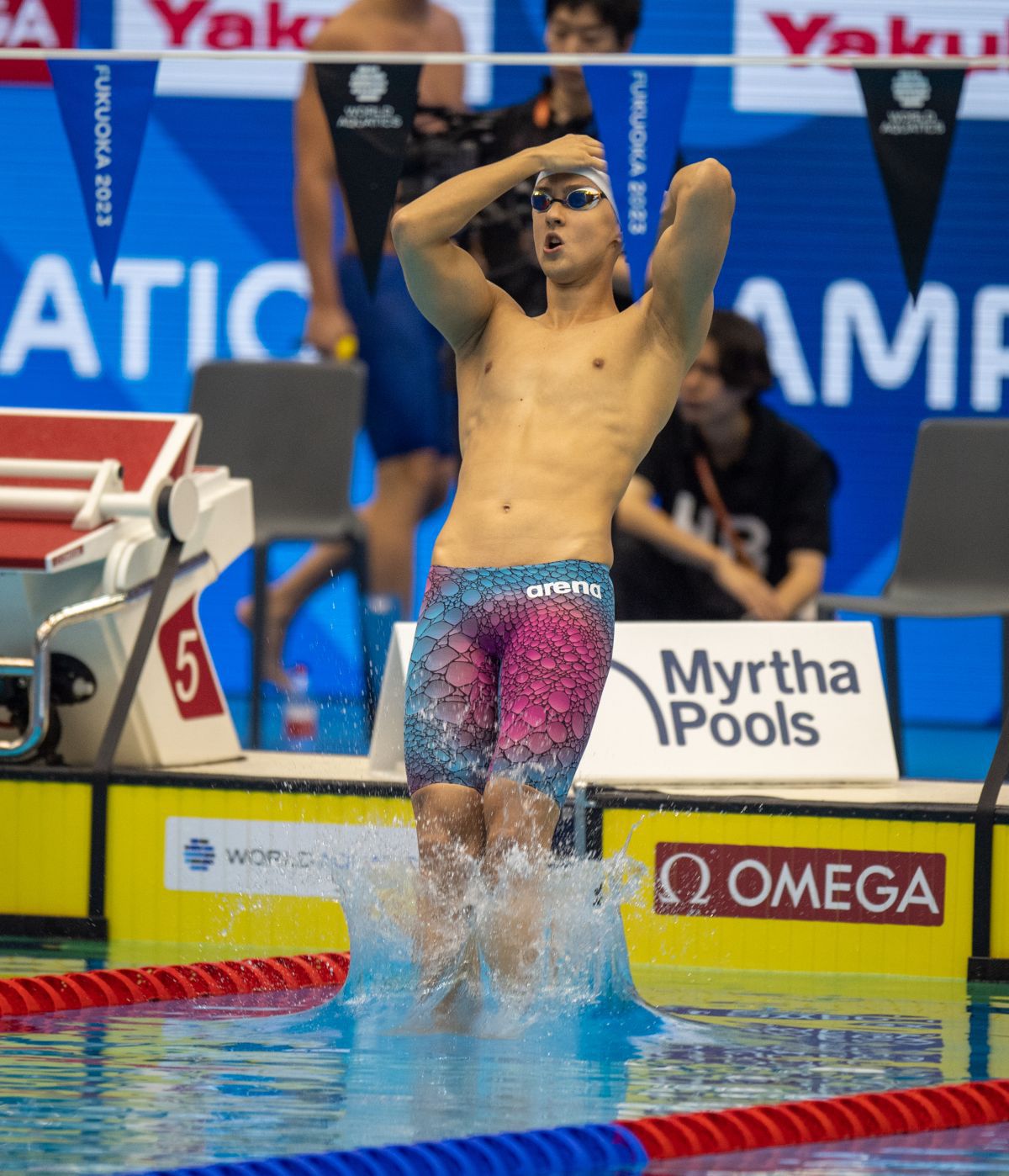 Andrei Anghel s-a oprit în serii la 100 m spate la CM de la Fukuoka: „Am avut destul de multe emoții”