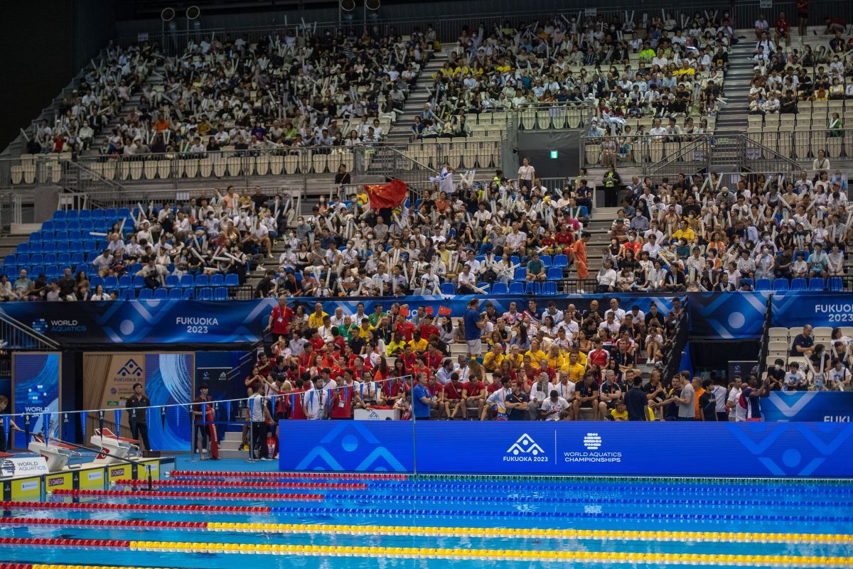 FOTO David Popovici în semifinala de la 200m liber