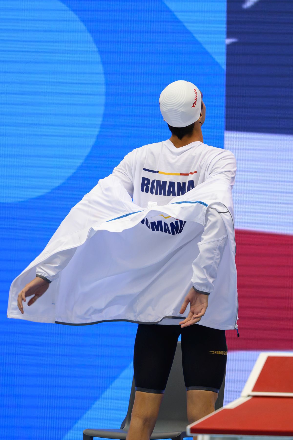 FOTO David Popovici în semifinala de la 200m liber