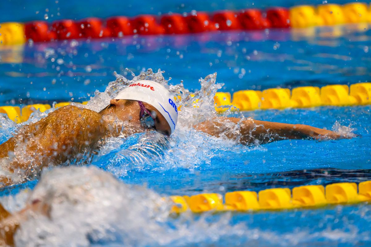 FOTO David Popovici în semifinala de la 200m liber