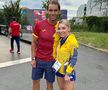 Rafael Nadal și Bernadette Szocs, în Satul Olimpic / Sursă foto: Facebook@ Tenis de Mesa from Sevilla