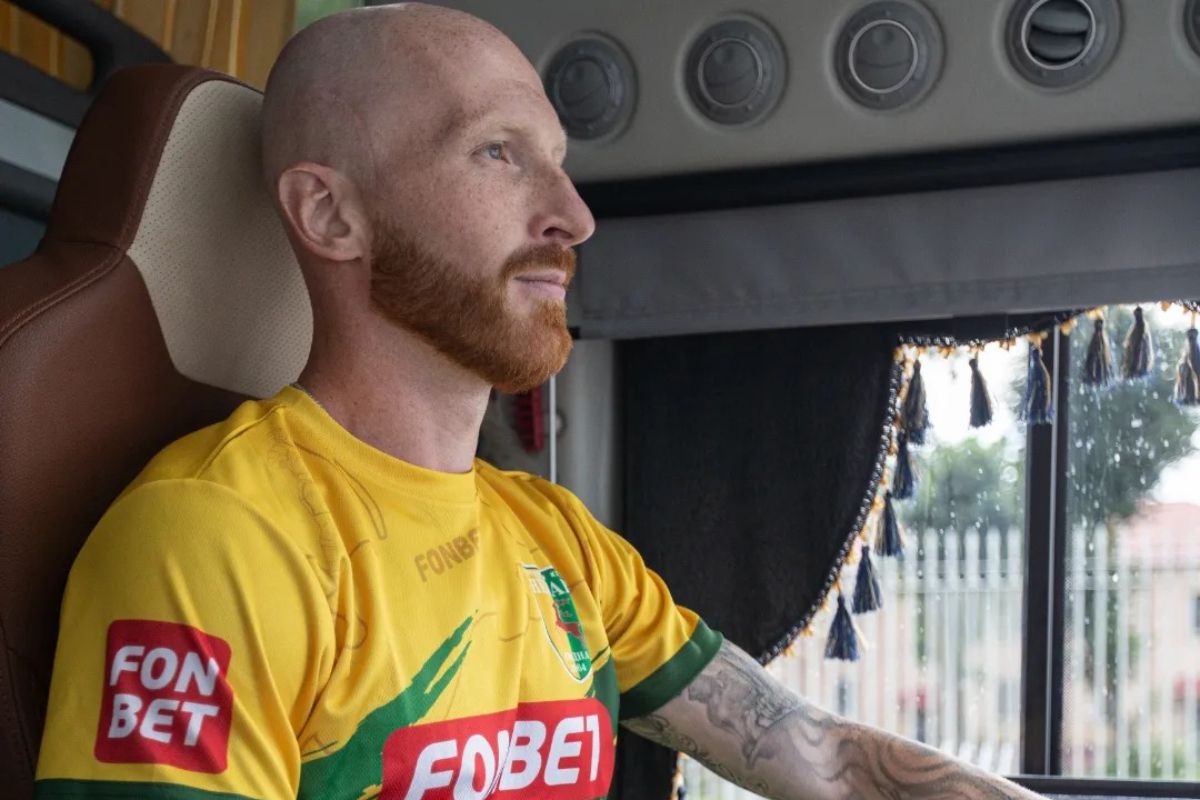 Neman Grodno s-a deplasat din Belarus la Cluj cu autocarul. Foto: Neman Grodno