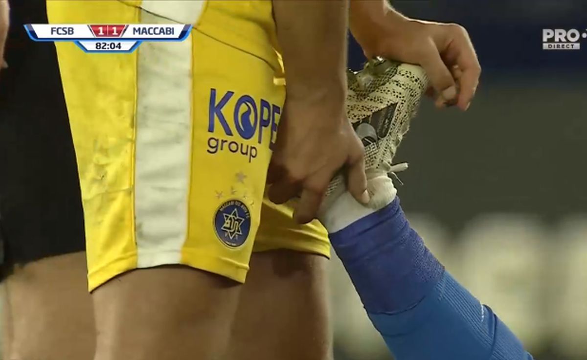 Loris van Overeem, gesturi fair-play în FCSB - Maccabi Tel Aviv