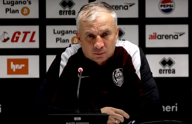 Concluziile lui Dan Petrescu după egalul cu Lugano: „La retur, dacă avem toți jucătorii apți, șansele vor fi egale”