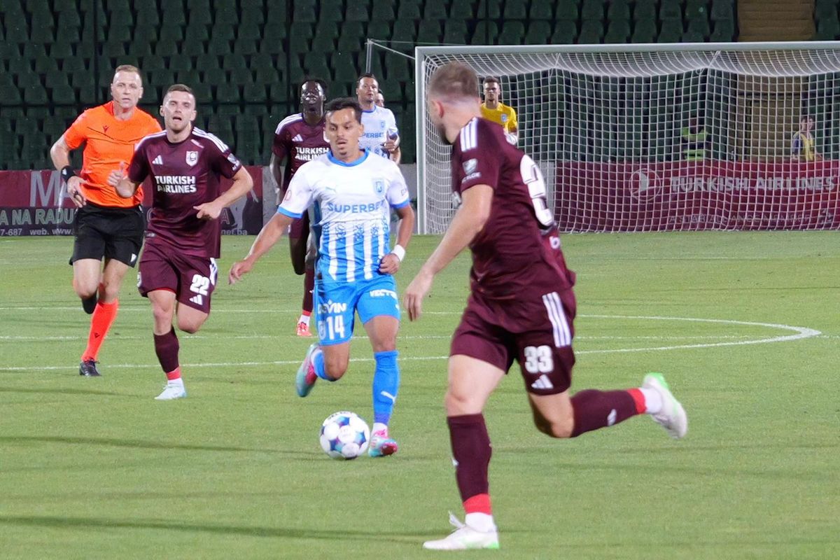 FK Sarajevo - Craiova 2-1 » Surclasată, dar în viață! Aproape de KO, Universitatea a fost resuscitată de supergolul lui Romanchuk