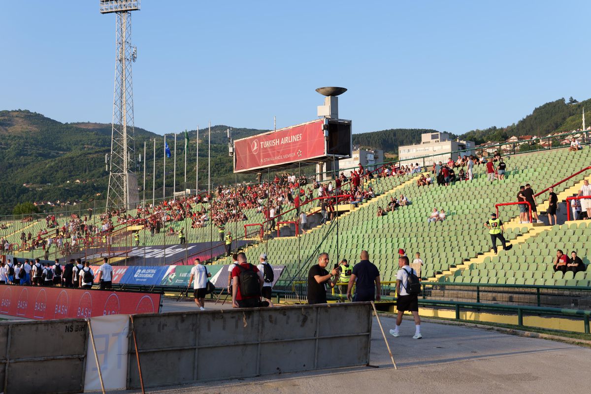 FK Sarajevo - Universitatea Craiova, imagini dinaintea meciului