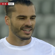 Karlo Muhar a ratat un penalty în Lugano – CFR Cluj // FOTO: Captură PrimaSport