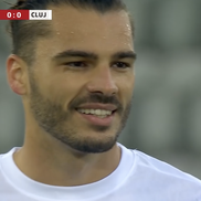 Karlo Muhar a ratat un penalty în Lugano – CFR Cluj // FOTO: Captură PrimaSport