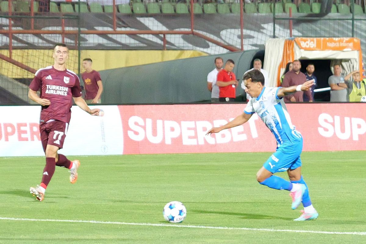 FK Sarajevo - Craiova 2-1 » Surclasată, dar în viață! Aproape de KO, Universitatea a fost resuscitată de supergolul lui Romanchuk
