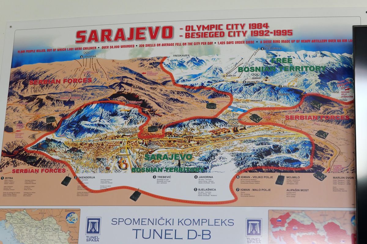 Imagini tulburătoare de la „Tunelul Speranței”, locul de unde și-a câștigat Bosnia independența