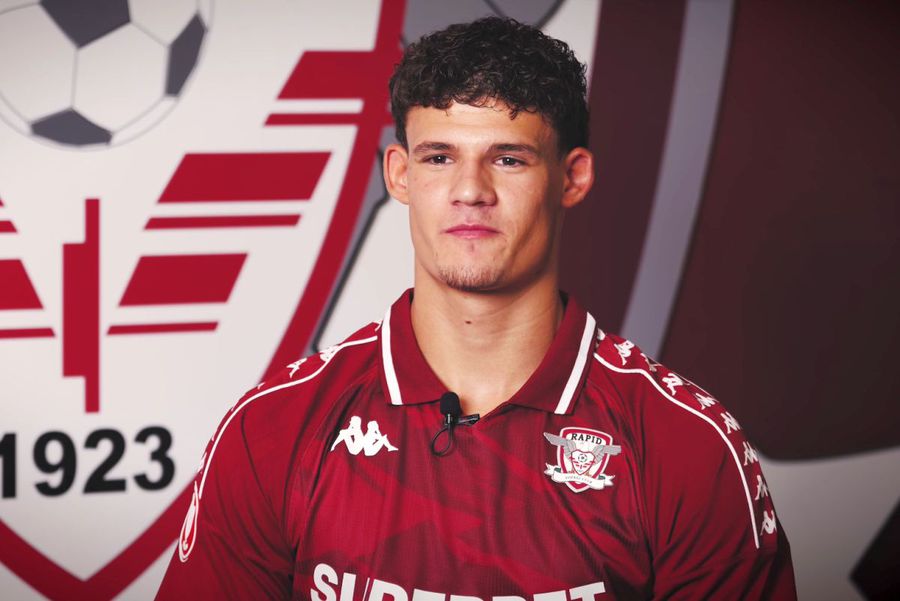 Lovitură pentru jucătorul Rapidului! Încă un fotbalist împrumutat s-a accidentat grav și ratează finalul sezonului