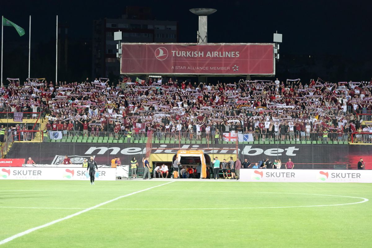 FK Sarajevo - Craiova 2-1 » Surclasată, dar în viață! Aproape de KO, Universitatea a fost resuscitată de supergolul lui Romanchuk