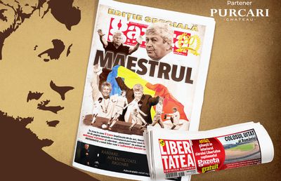 Ediție de colecție a Gazetei: Mircea Lucescu, MAESTRUL! 24 de pagini speciale, mărturii nefardate și imagini unicat despre o legendă a fotbalului românesc